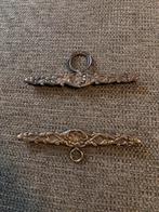 Vintage houder schellekoord, Antiek en Kunst, Ophalen of Verzenden, Zilver