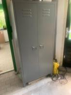 Metalen (kleding)kast met roede, Ophalen, Locker, Met hangruimte, 50 tot 100 cm