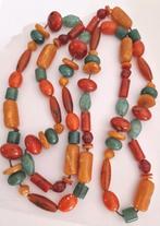 Forse, lange kunststof kralen ketting,  150 cm, Sieraden, Tassen en Uiterlijk, Antieke sieraden, Ophalen of Verzenden