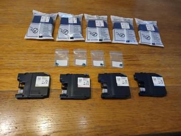 5 Brother LC223/LC225/LC229 inktcartridges + 4 open + 4 Chip beschikbaar voor biedingen