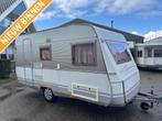 DETHLEFFS 440 TOILET, VOORTENT, VAST BED € 5995,, Caravans en Kamperen, Caravans, Treinzit, Dwarsbed, Bedrijf, Dethleffs