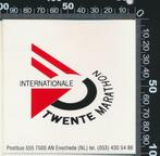 Sticker: Internationale Twente Marathon - Enschede, Ophalen of Verzenden, Zo goed als nieuw, Sport
