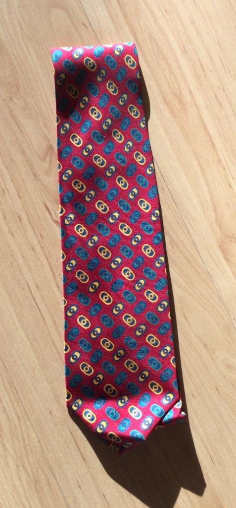 Stropdas rood, 100% zijde, Kleding | Heren, Stropdassen, Gedragen, Met patroon, Rood, Ophalen of Verzenden