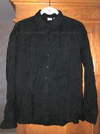Zwarte blouse “kreukelstof” van Knit-Ted mt S (valt ruim), Zwart, Knit-ted, Ophalen of Verzenden, Zo goed als nieuw