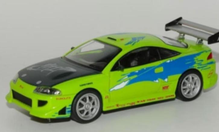 Mitsubishi Eclipse '95 schaal 1/43 FAST & FURIOUS ALTAYA # 4, Hobby en Vrije tijd, Modelauto's | 1:43, Nieuw, Auto, Overige merken