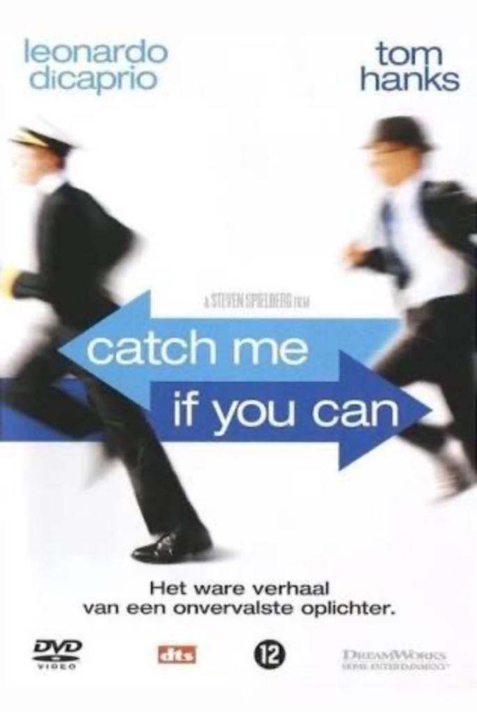 catch me if you can DVD Leonardo DiCaprio, Cd's en Dvd's, Dvd's | Komedie, Zo goed als nieuw, Actiekomedie, Vanaf 12 jaar, Ophalen of Verzenden