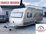 Bürstner Averso 535 TL enkele bedden zonnepanelen voortent, Caravans en Kamperen, Rondzit, 7 tot 8 meter, 1250 - 1500 kg, Burstner
