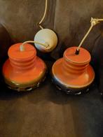 Vintage Fat Lava Lampen - Oranje/Bruin Keramiek, Ophalen, Gebruikt, Vintage, Minder dan 50 cm
