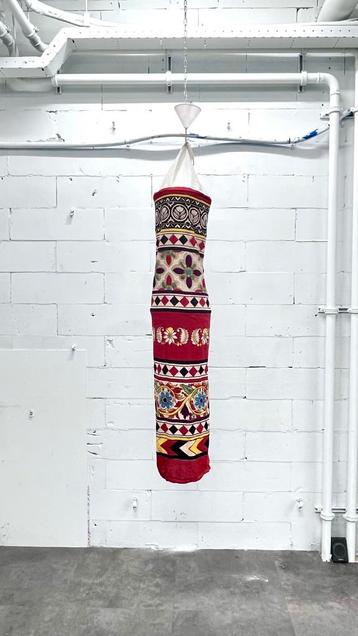 Boho Vintage Stof Hanglamp plafond lamp handgemaakt beschikbaar voor biedingen