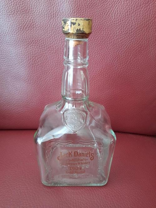 Jack Daniel's 1904 Gold Medal Serie, lege fles, Verzamelen, Merken en Reclamevoorwerpen, Gebruikt, Verpakking, Ophalen of Verzenden