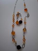 Ketting en armband Antica Murrina. Uit Venetië., Ophalen of Verzenden, Zo goed als nieuw, Zilver, Overige materialen
