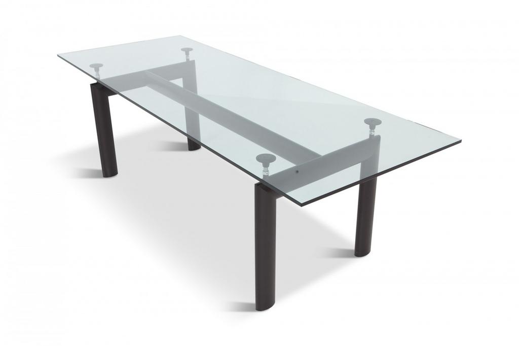 Le Corbusier glazen tafel van Cassina, Italië 1970, Ophalen