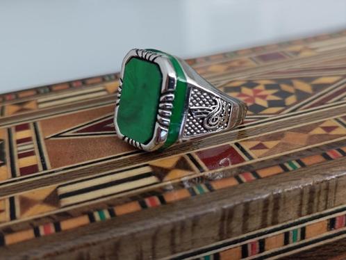 Ottomaanse / Oosterse stijl herenring - Gratis verzending, Sieraden, Tassen en Uiterlijk, Ringen, Nieuw, Dame, 19 tot 20, Zilver