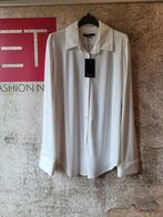 Vera Jo witte travelstof blouse L/40 NIEUW twv €49.95