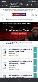 Roue verveer, Tickets en Kaartjes, Twee personen