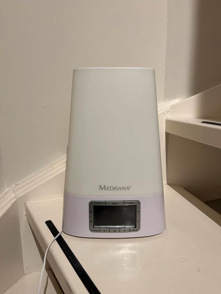 Medisana Wake Up Light - Wekker, Huis en Inrichting, Lampen | Vloerlampen, Gebruikt, Minder dan 100 cm, Kunststof, Ophalen