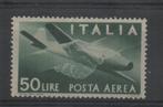 S580 Italie 713 postfris Vliegtuigen, Postzegels en Munten, Postzegels | Europa | Italië, Verzenden, Postfris