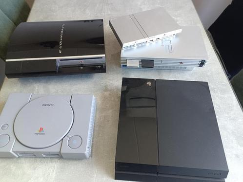 PlayStation collectie PS-1,2,3,4 + games en accessoires, Spelcomputers en Games, Spelcomputers | Overige, Zo goed als nieuw, Ophalen