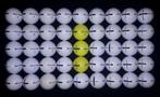 45 stuks TaylorMade DISTANCE+ golfballen, Ophalen of Verzenden, Gebruikt, Bal(len)