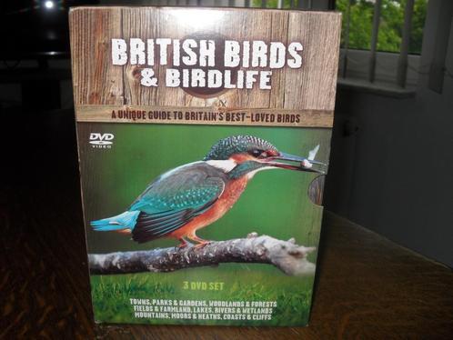 3 DVD BOX BRITISH BIRDS & BIRDLIFE., Cd's en Dvd's, Dvd's | Documentaire en Educatief, Zo goed als nieuw, Natuur, Boxset, Alle leeftijden