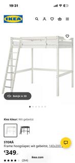Nieuw IKEA Stora twee persoons hoogslaper - ongebruikt!, 160 tot 180 cm, 200 cm, Stapelbed, Nieuw