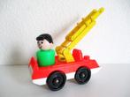 Fisher Price brandweerauto vintage, Kinderen en Baby's, Speelgoed | Fisher-Price, Ophalen of Verzenden, Gebruikt, Speelset