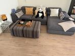 Sectional sofa set with ottoman and side tables and cushions, Ophalen, Gebruikt, Overige materialen, Sectional living room