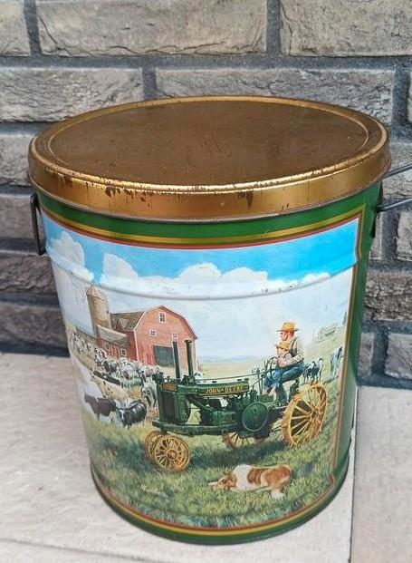 John Deere bucket, Verzamelen, Merken en Reclamevoorwerpen, Zo goed als nieuw, Reclamebord, Ophalen of Verzenden