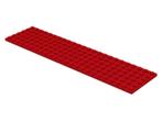 Lego Red Plate 6 x 24, Ophalen of Verzenden, Gebruikt, Losse stenen, Lego