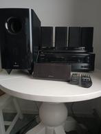 Onkyo,cd,dvd,radio,versterker,bas box, 5x kleine luidspreker, Audio, Tv en Foto, Versterkers en Receivers, Ophalen, Zo goed als nieuw