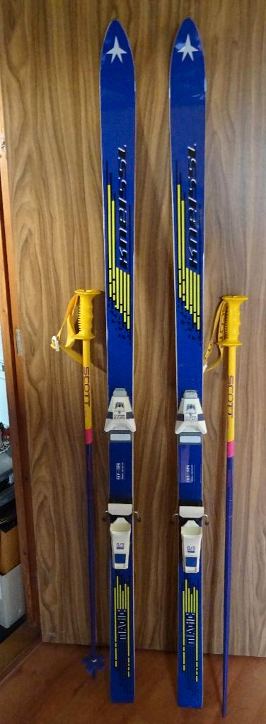 Ski's Kneissl en skistokken, Sport en Fitness, Skiën en Langlaufen, Zo goed als nieuw, Ski's, Skiën, Overige merken, 160 tot 180 cm