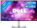 Dell UltraSharp U2723QE Zilver aangeboden 2x, IPS, Ophalen of Verzenden, USB-C, DELL