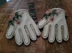 Leuke brocante tuinhandschoenen van porselein, Ophalen of Verzenden