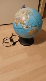 Wereldbol, globe met lamp, Verlicht, Zo goed als nieuw, Ophalen
