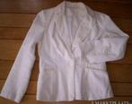 REBECCA & BROWN colbert wit rib maat S, Kleding | Dames, Wit, Ophalen of Verzenden, Zo goed als nieuw, Maat 36 (S)