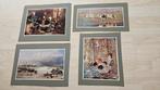 4 oud hollandse prenten, Verzamelen, Foto's en Prenten, Ophalen of Verzenden, Voor 1940, Gebruikt
