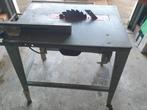 Zaagtafel + vier zaagbladen, Doe-het-zelf en Verbouw, Ophalen of Verzenden, Gebruikt, 1200 watt of meer, Cirkelzaag