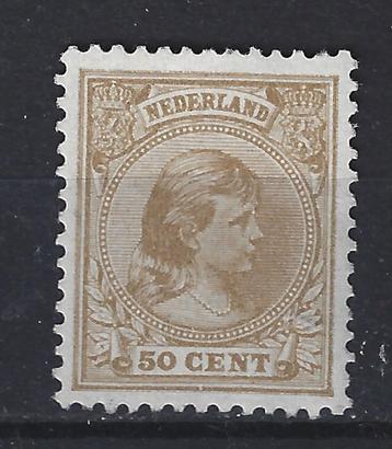 NVPH 43 ongebruikt Wilhelmina 1891 ; OUD NEDERLAND p/stuk beschikbaar voor biedingen
