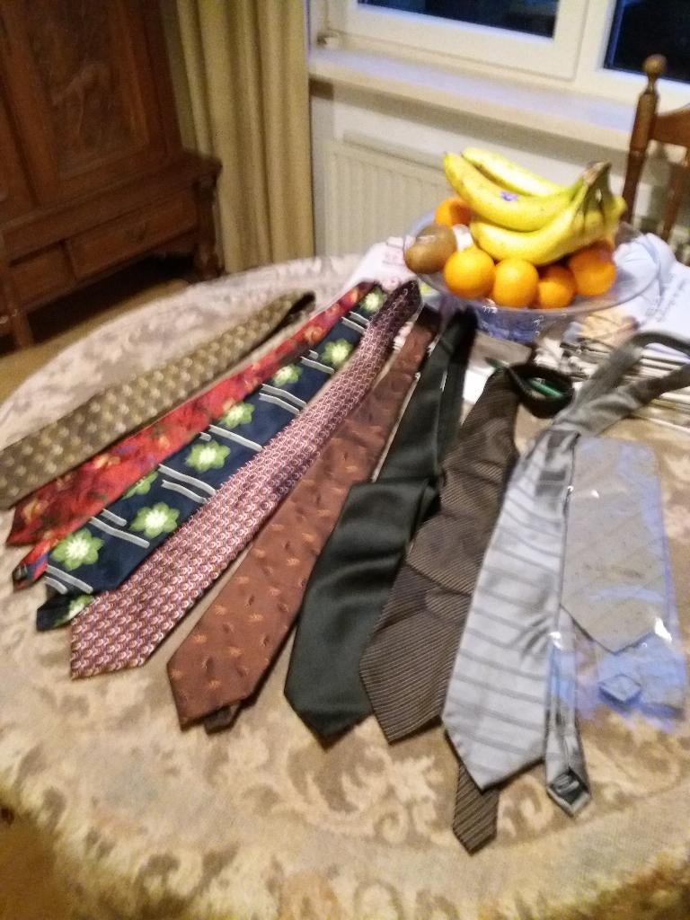 stropdassen, 9 stuks, Ophalen of Verzenden, Zo goed als nieuw, Overige kleuren