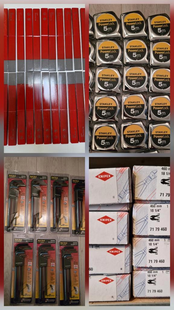 AFHALEN Zeer grote partij nieuw gereedschap partijverkoop, Doe-het-zelf en Verbouw, Gereedschap | Handgereedschap, Nieuw, Ophalen