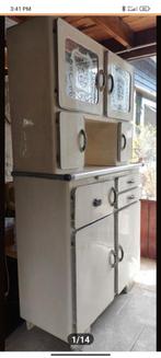 Oude Vintage Retro Franse Keuken Kast, Ophalen of Verzenden, Huis en Inrichting