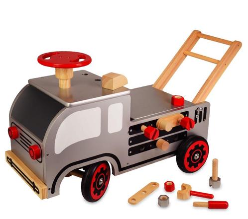 Houten loopwagen constructie XL I'm Toy, Kinderen en Baby's, Speelgoed | Houten speelgoed, Nieuw, Ophalen of Verzenden