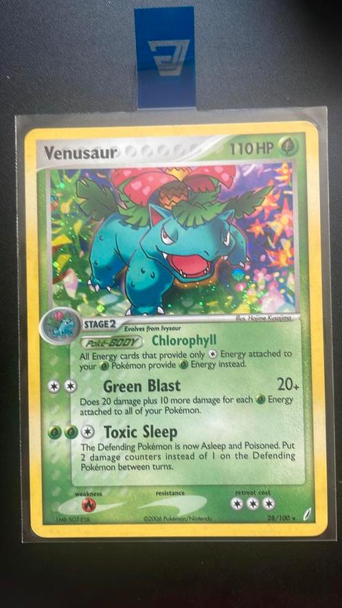 Venusaur 28/100, Hobby en Vrije tijd, Verzamelkaartspellen | Pokémon, Zo goed als nieuw, Losse kaart, Ophalen of Verzenden
