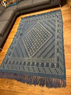 Tunesisch handgemaakt vloerkleed 244x163cm, Gebruikt, Blauw, 150 tot 200 cm, 200 cm of meer
