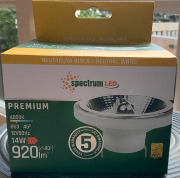 4 stuks NIEUWE Spectrum LED Premium Lampen – 14W G53 – 4000K beschikbaar voor biedingen