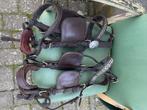 Bruin zachtleren 2-span tweespan tuig cob, Dieren en Toebehoren, Ophalen of Verzenden, Overige soorten