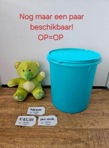 # Tupperware NIEUWE turquoise wasemmer  beschikbaar voor biedingen