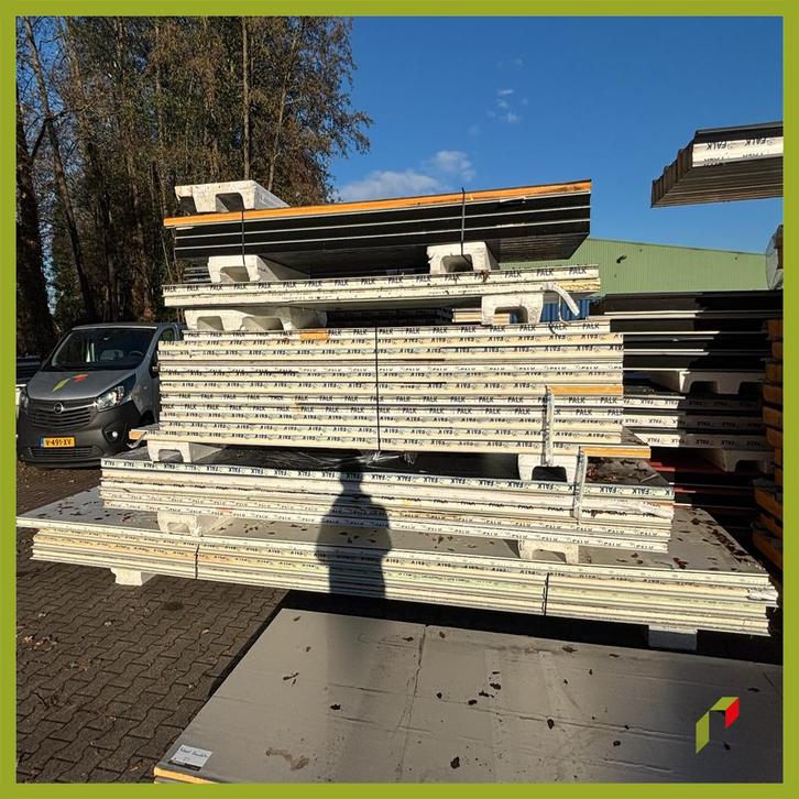 C-keus sandwichpanelen | 40 t/m 140 mm | Falk | Restpartijen, Doe-het-zelf en Verbouw, Platen en Panelen, Zo goed als nieuw, Overige materialen