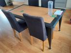 Tafel +  4 stoelen, Huis en Inrichting, 50 tot 100 cm, 150 tot 200 cm, Gebruikt, Rechthoekig