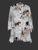 Soft Surroundings Tuniek Blouse Maat XS Beige Chinese Print, Kleding | Dames, Verzenden, Beige, Sft, Sft
